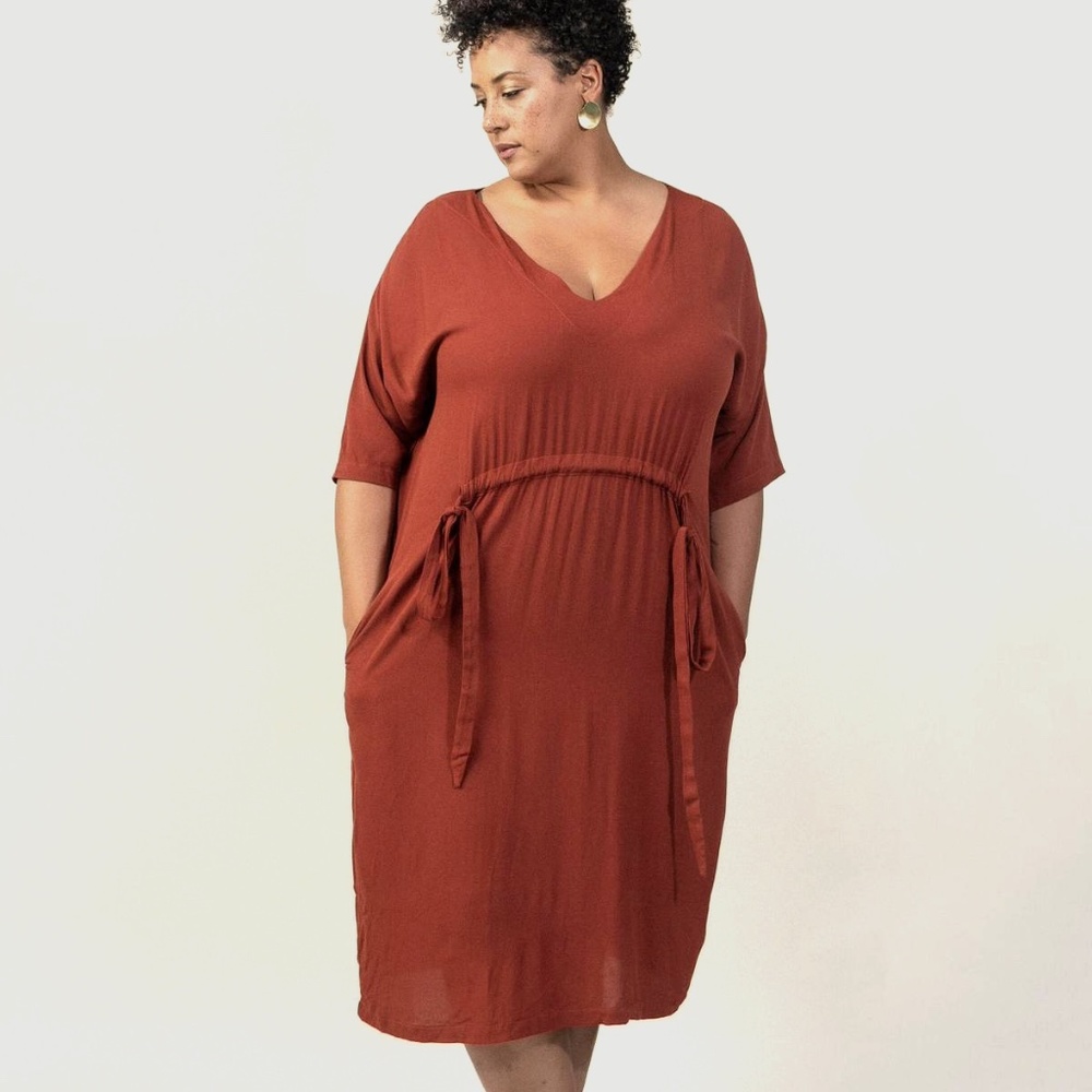 Tonle Sothea Dress in Rust
